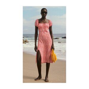 Faithfull Islas Sandrina Ditsy-Floral Midi Dress